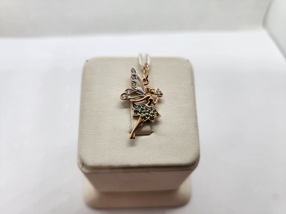 ПОДКМИ585 ПОДВЕСКА С КАМНЯМИ (Au 585)