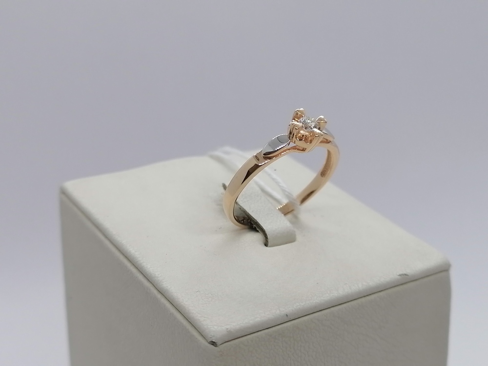 КОЛЬЦО БРИЛЛИАНТ Au 585