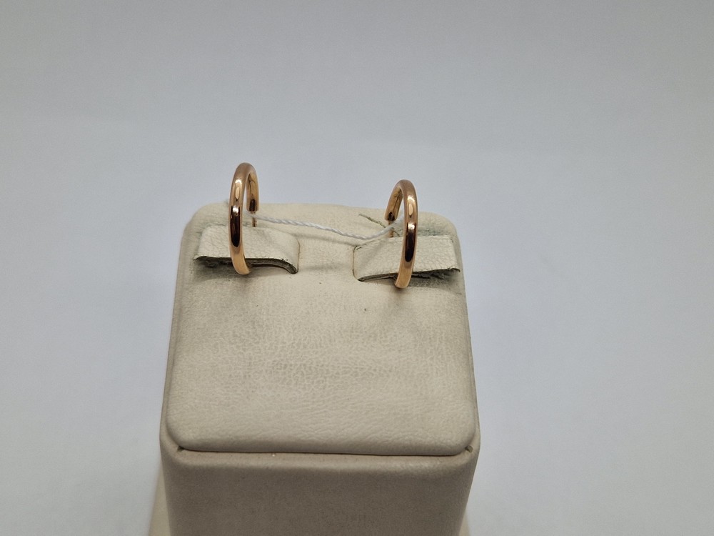 021003 СЕРЬГИ КОНГО без камня (Au 585)