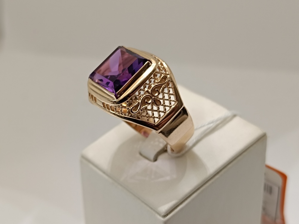 ПЕЧАТКА С КАМНЕМ (Au 585)