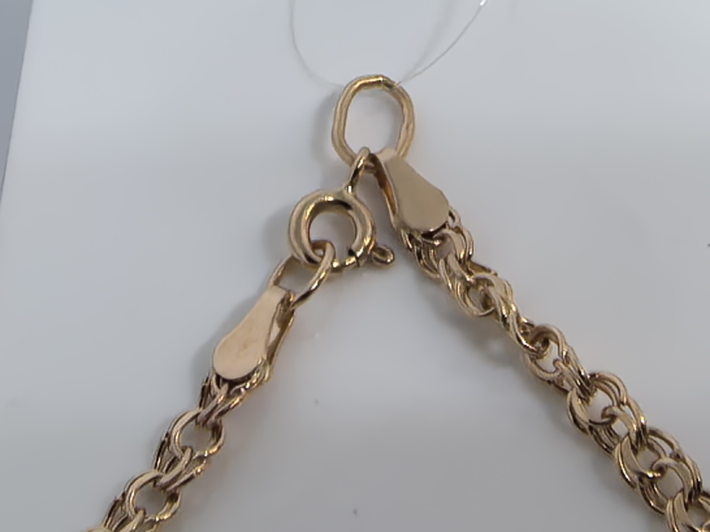 ЦЕПЬ ПУСТОТЕЛАЯ Бисмарк (Au 585)