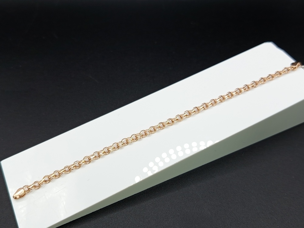 БРАСЛЕТ ПОЛНОВЕСНЫЙ Ручеек Au 585