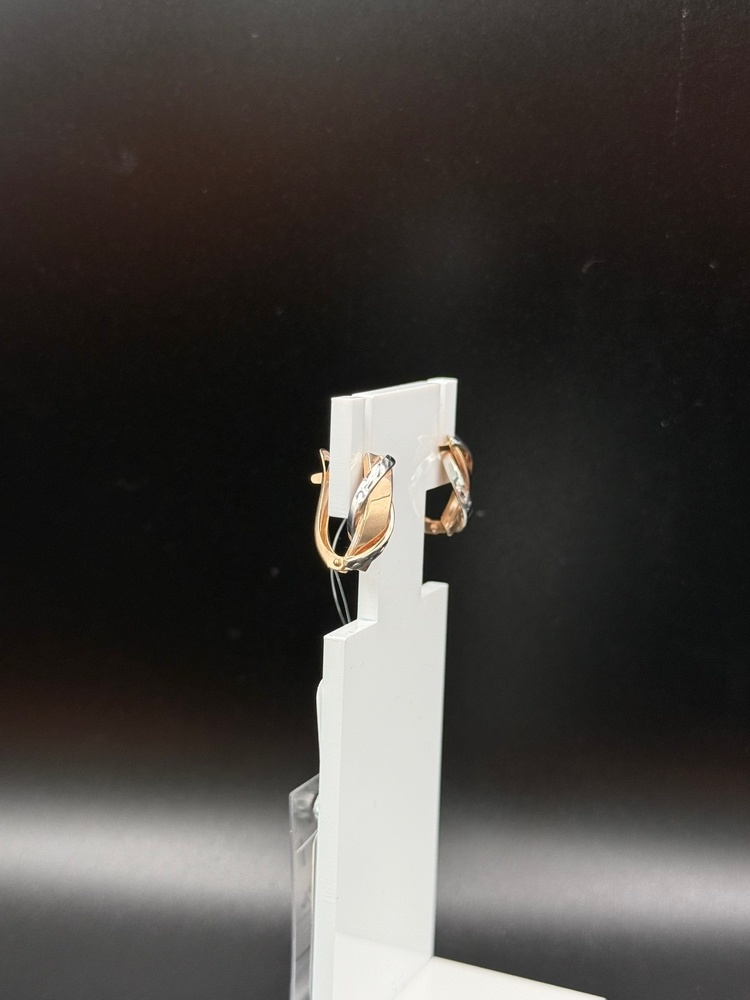 СЕРЬГИ БЕЗ КАМНЯ (Au 585)