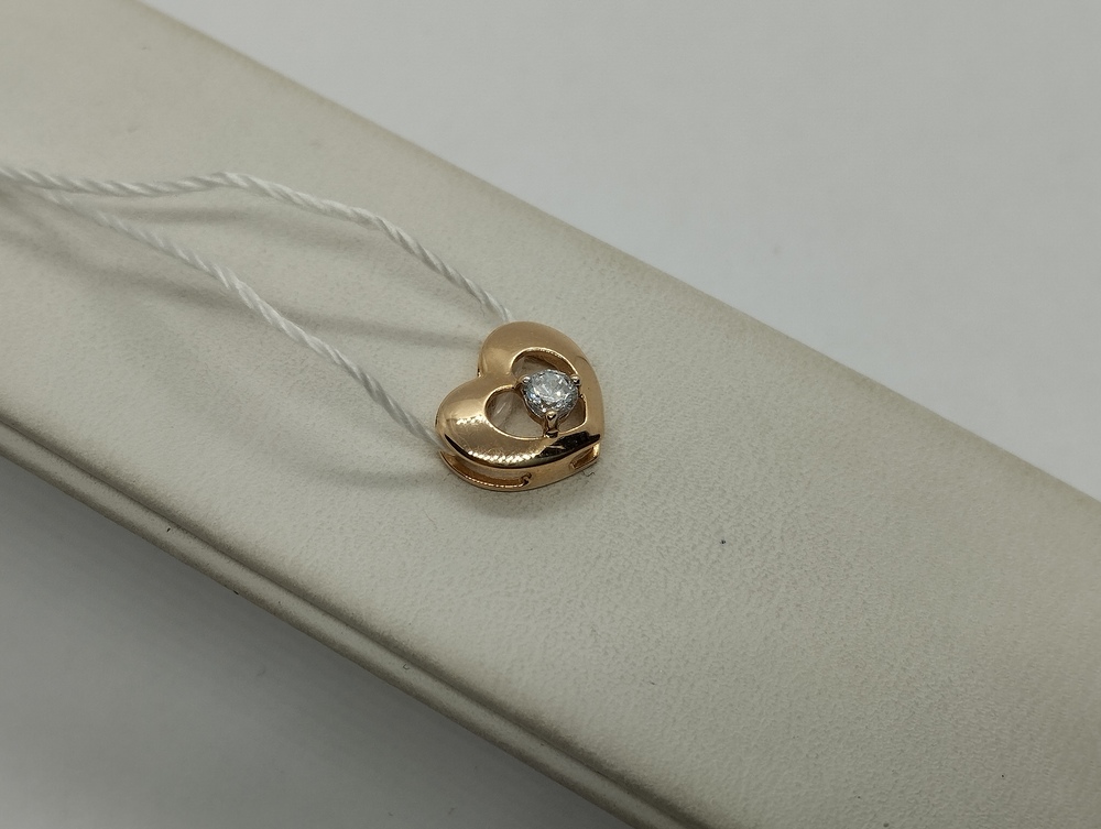 ПОДКМ585 ПОДВЕСКА С КАМНЕМ (Au 585)