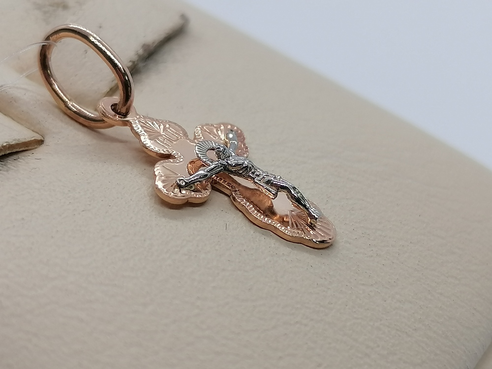 810-00117-10-00-00-02 ПОДВЕСКА КРЕСТ без камня (Au 585) 810-00117-10-00-00-02 ПОДВЕСКА КРЕСТ без камня (Au 585)