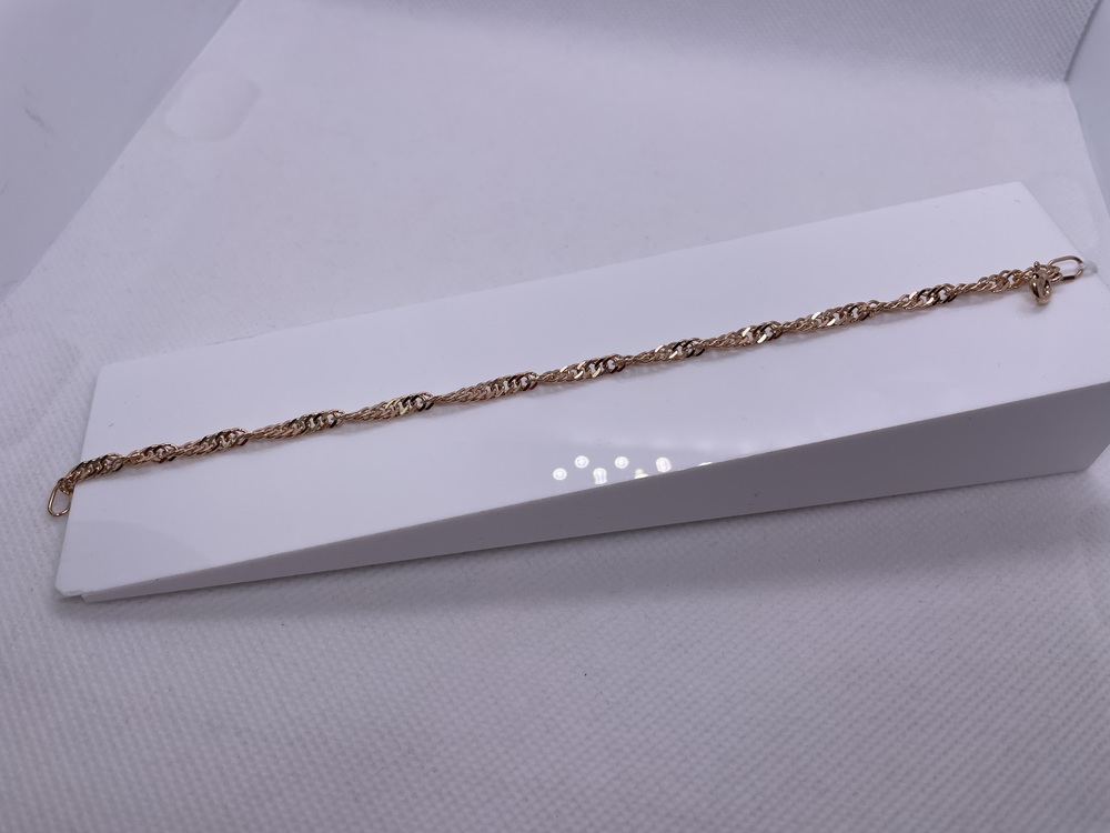 БРАСЛЕТ ПОЛНОВЕСНЫЙ Сингапур Au 585