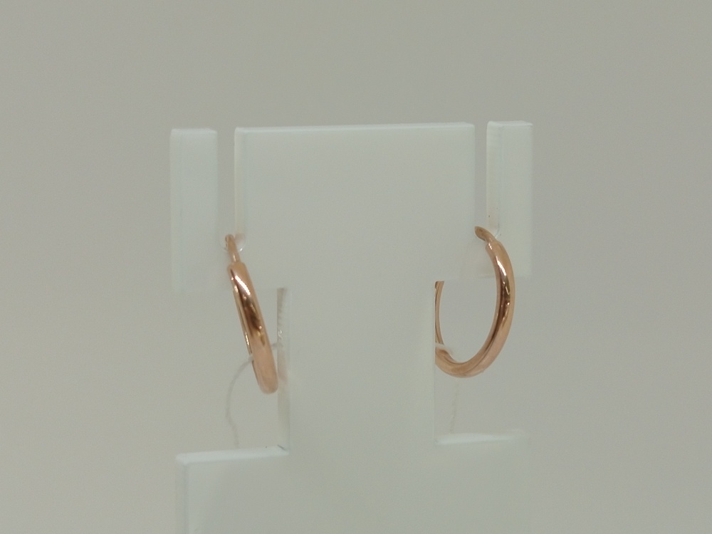 СЕРЬГИ КОНГО без камня (Au 585)