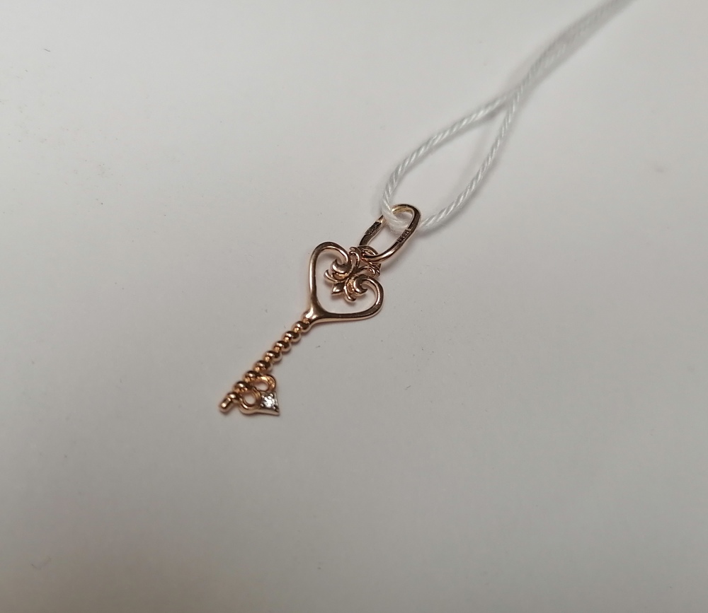 ПОДКМ585 ПОДВЕСКА С КАМНЕМ (Au 585)