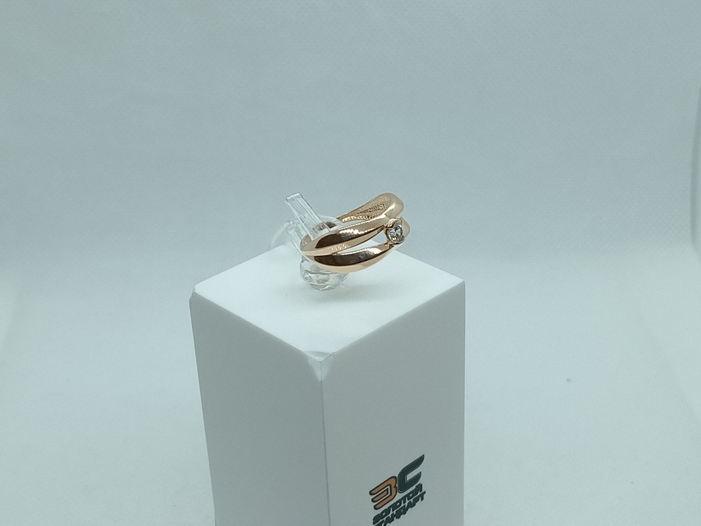 КОЛКМ585 КОЛЬЦО С КАМНЕМ (Au 585)