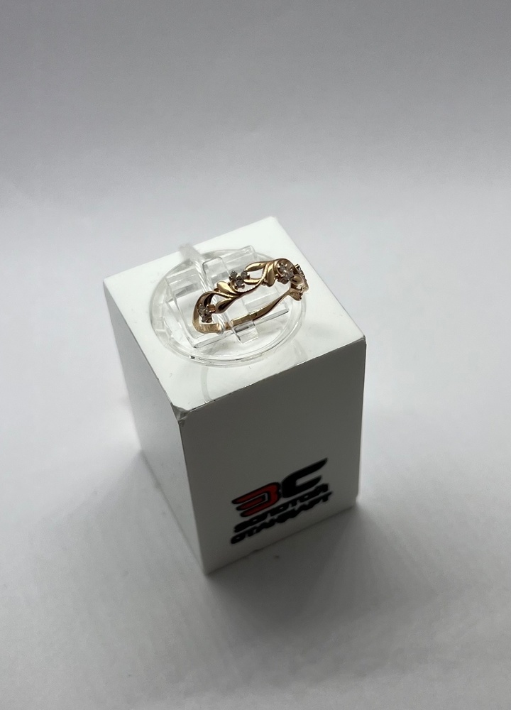 КОЛКМИ585 КОЛЬЦО С КАМНЯМИ (Au 585)