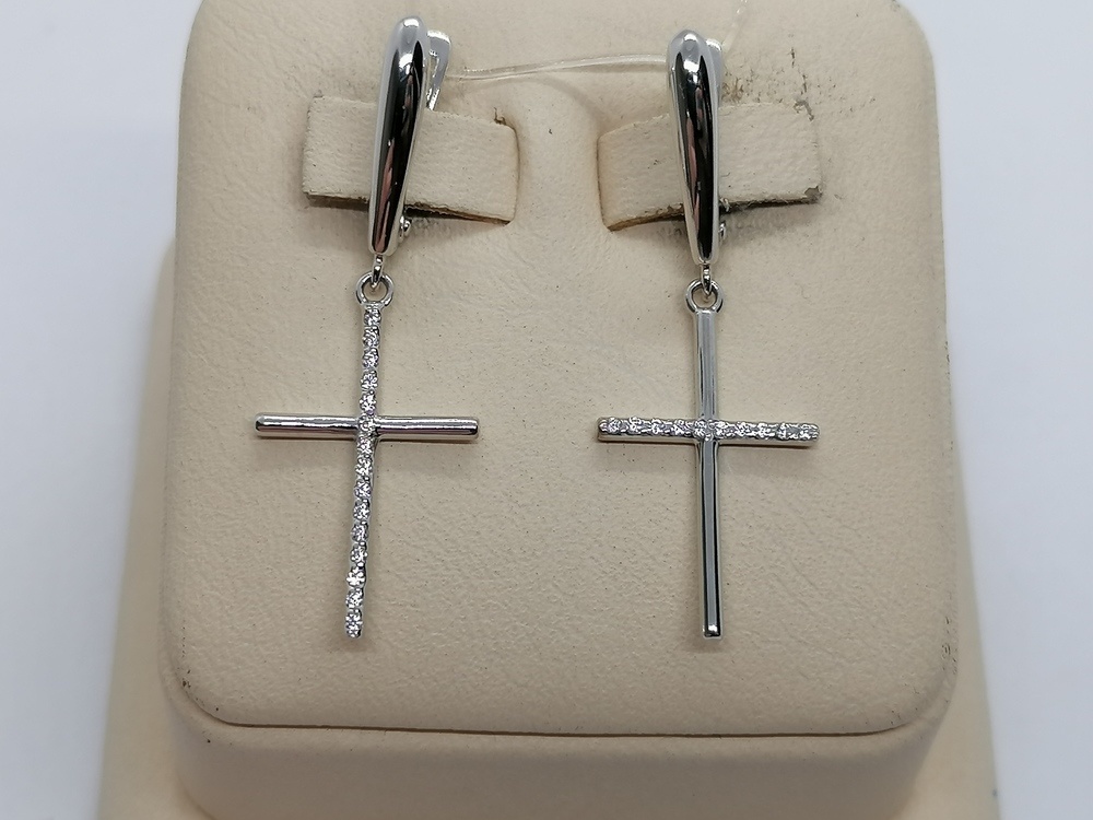 СЕРЬГИ С КАМНЯМИ (Au 585)