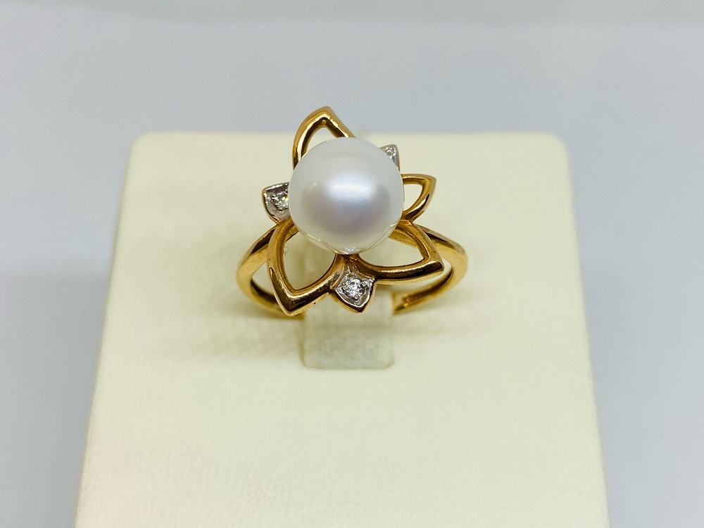 КОЛКМИ585 КОЛЬЦО С КАМНЯМИ (Au 585)