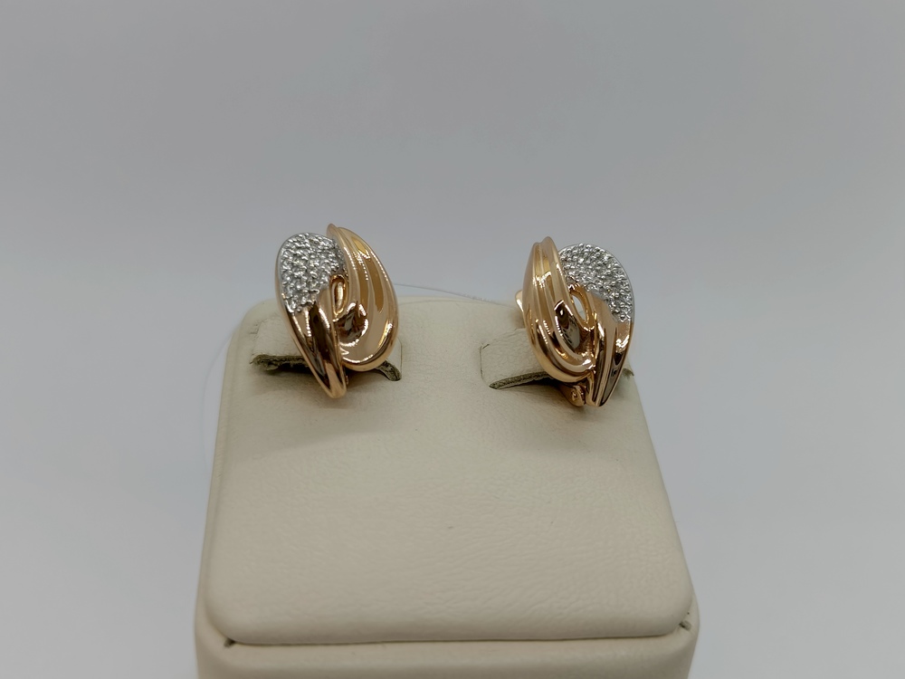 СЕРЬГИ С КАМНЯМИ (Au 585)