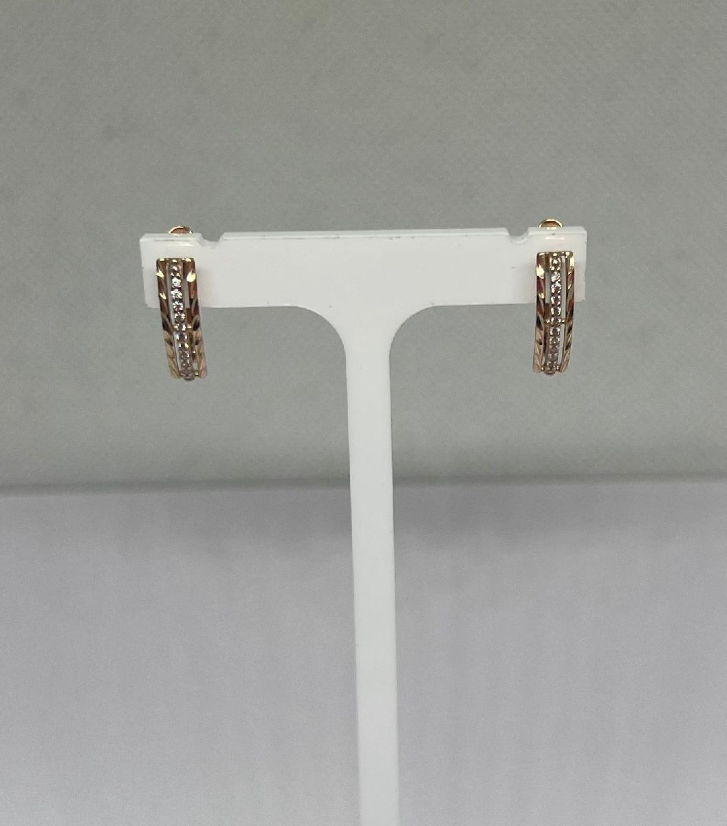 СЕРЬГИ С КАМНЯМИ (Au 375)