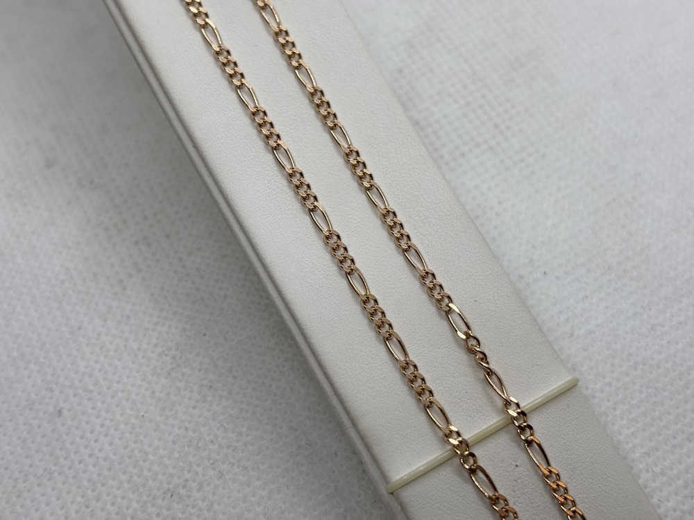 ЦЛФК585 ЦЕПЬ ПОЛНОВЕСНАЯ Фигаро(картье) (Au 585)