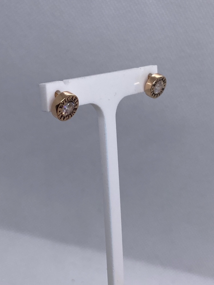 804-02432-10-00-20-00 СЕРЬГИ ПУСЕТЫ с камнем (Au 585)