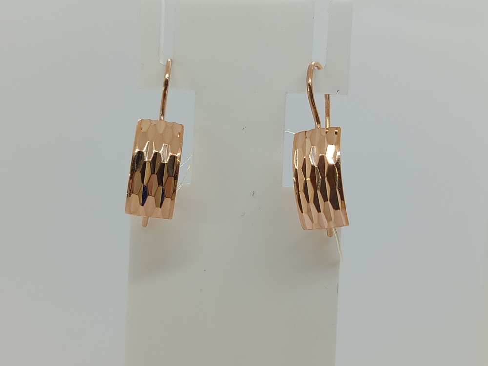 СЕРЬГИ БЕЗ КАМНЯ (Au 585)