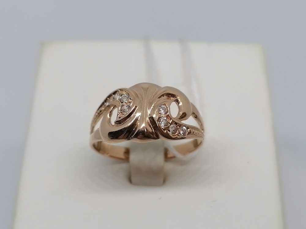 КОЛКМИ585 КОЛЬЦО С КАМНЯМИ (Au 585)