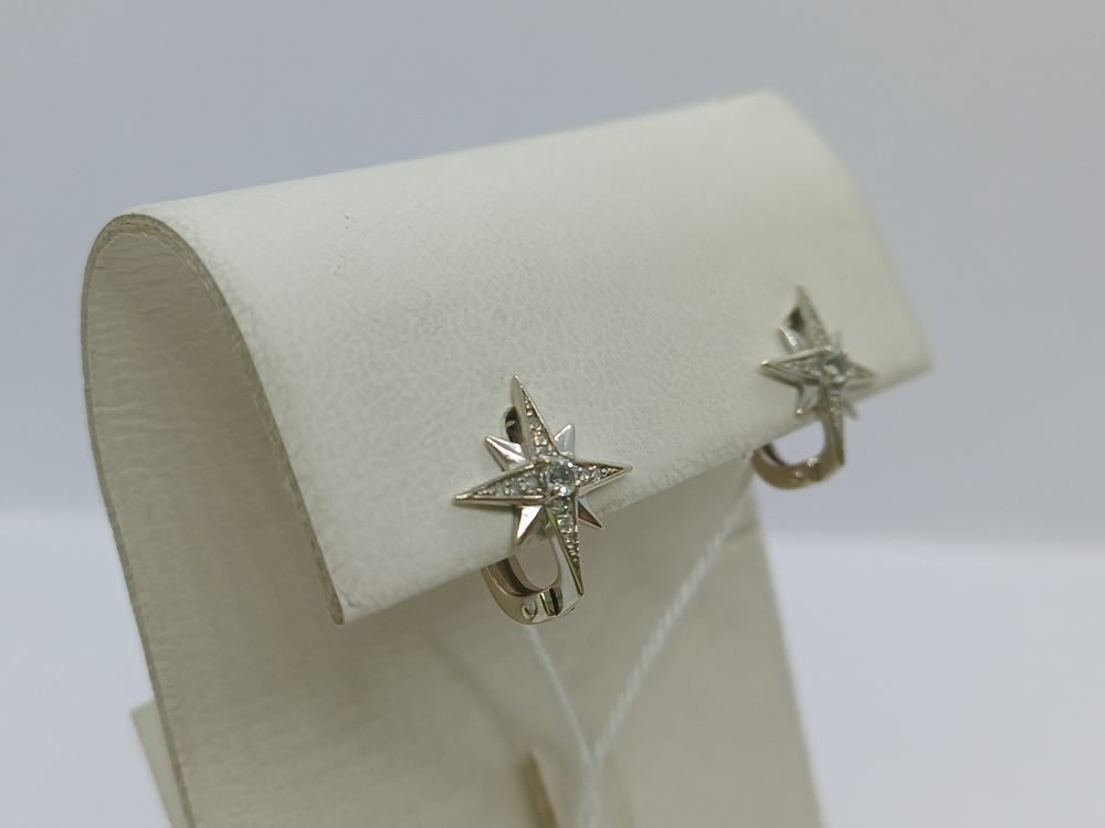 СЕРЬГИ БРИЛЛИАНТ (Au 585)