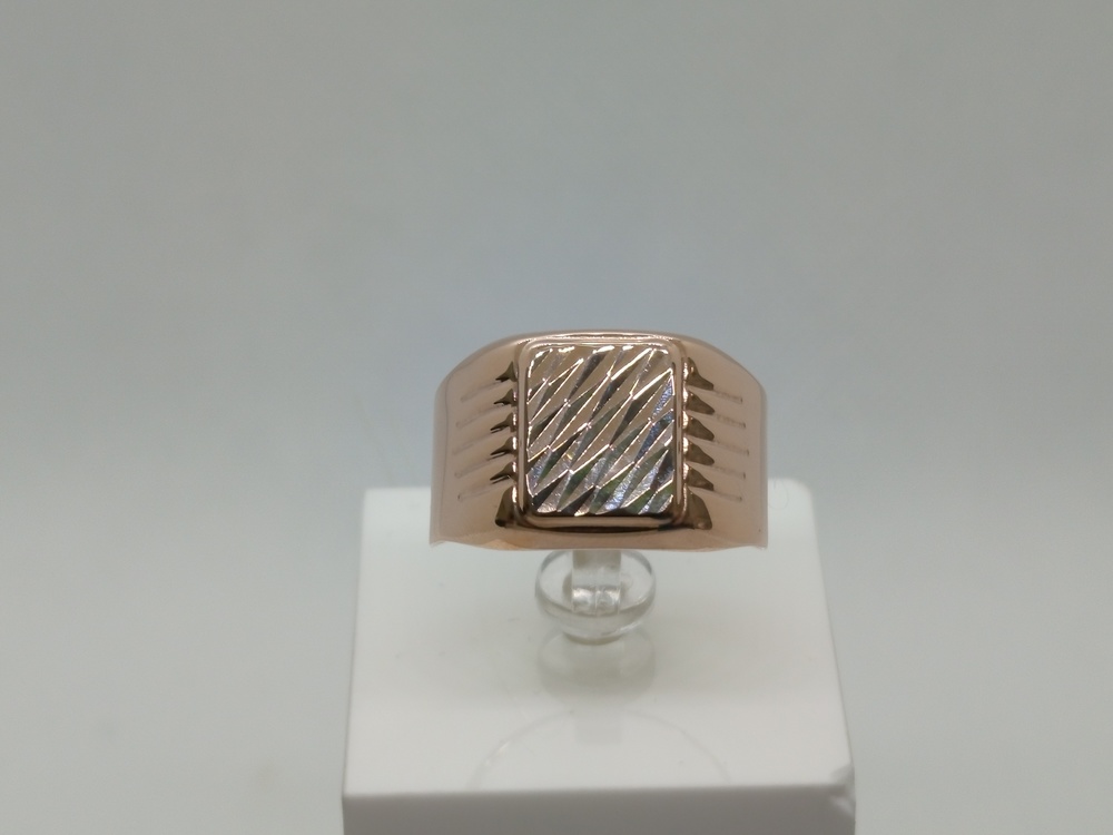 КОЛЬЦО ПЕЧАТКА без камня (Au 585)