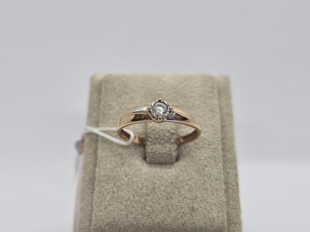 КОЛКМ585 КОЛЬЦО С КАМНЕМ (Au 585)