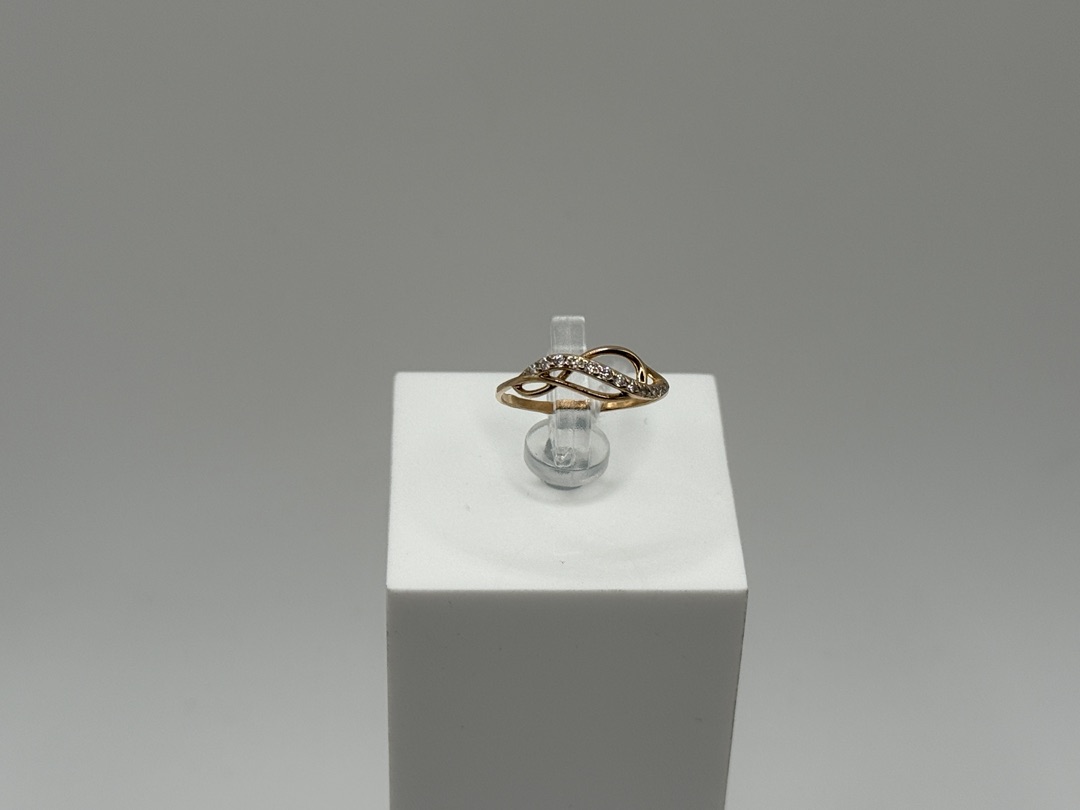 КОЛКМИ585 КОЛЬЦО С КАМНЯМИ (Au 585)