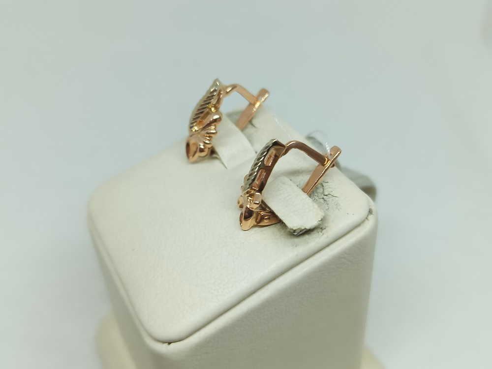 СЕРЬГИ БЕЗ КАМНЯ (Au 585)