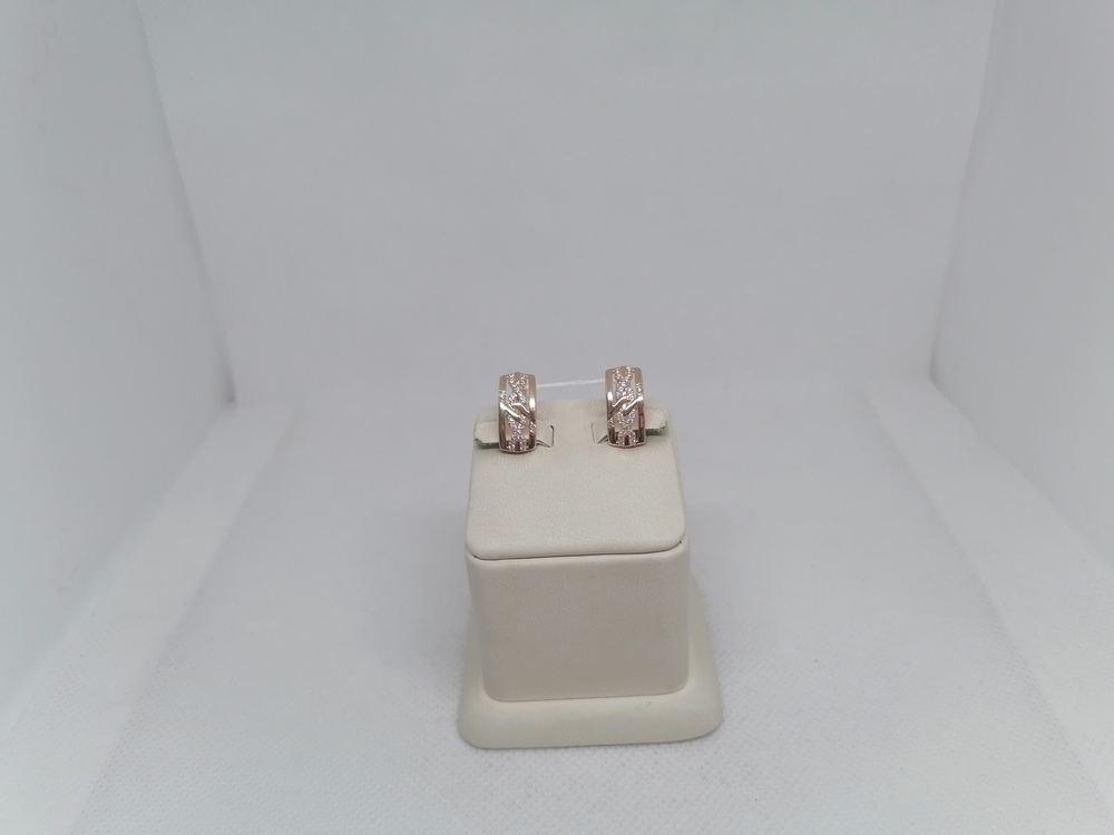 СКМИ585 СЕРЬГИ С КАМНЯМИ (Au 585)