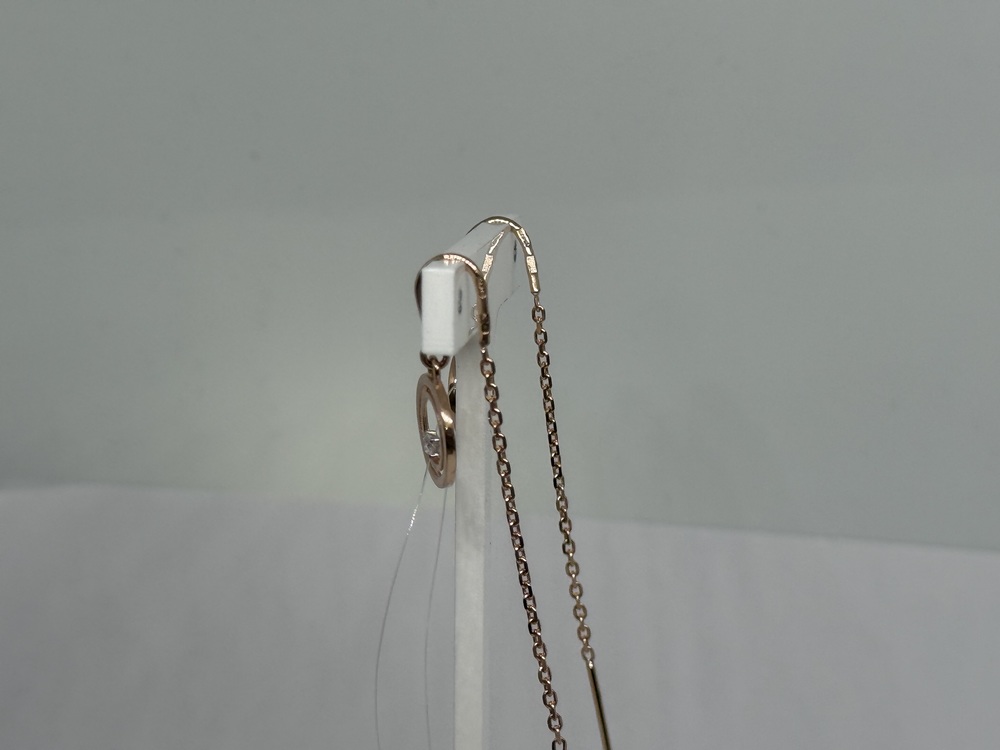 СЕРЬГИ ПРОДЕВКИ с камнем (Au 585)