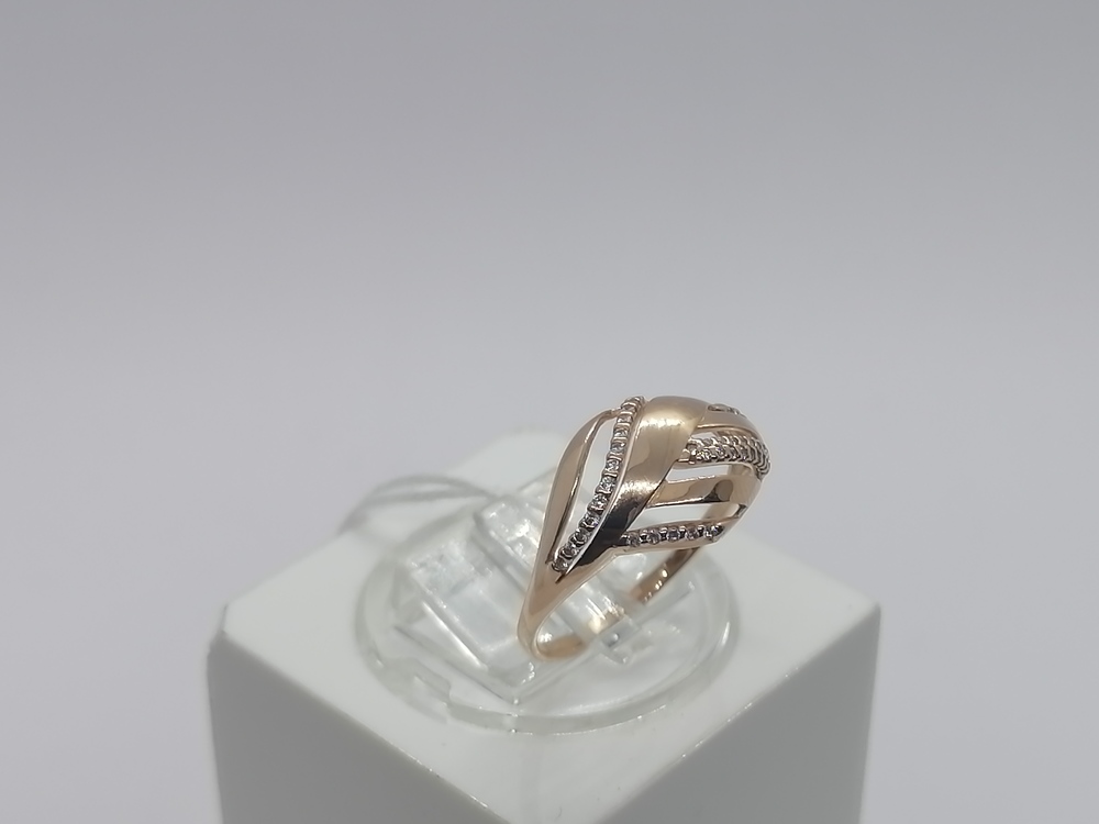 КОЛКМИ585 КОЛЬЦО С КАМНЯМИ (Au 585)