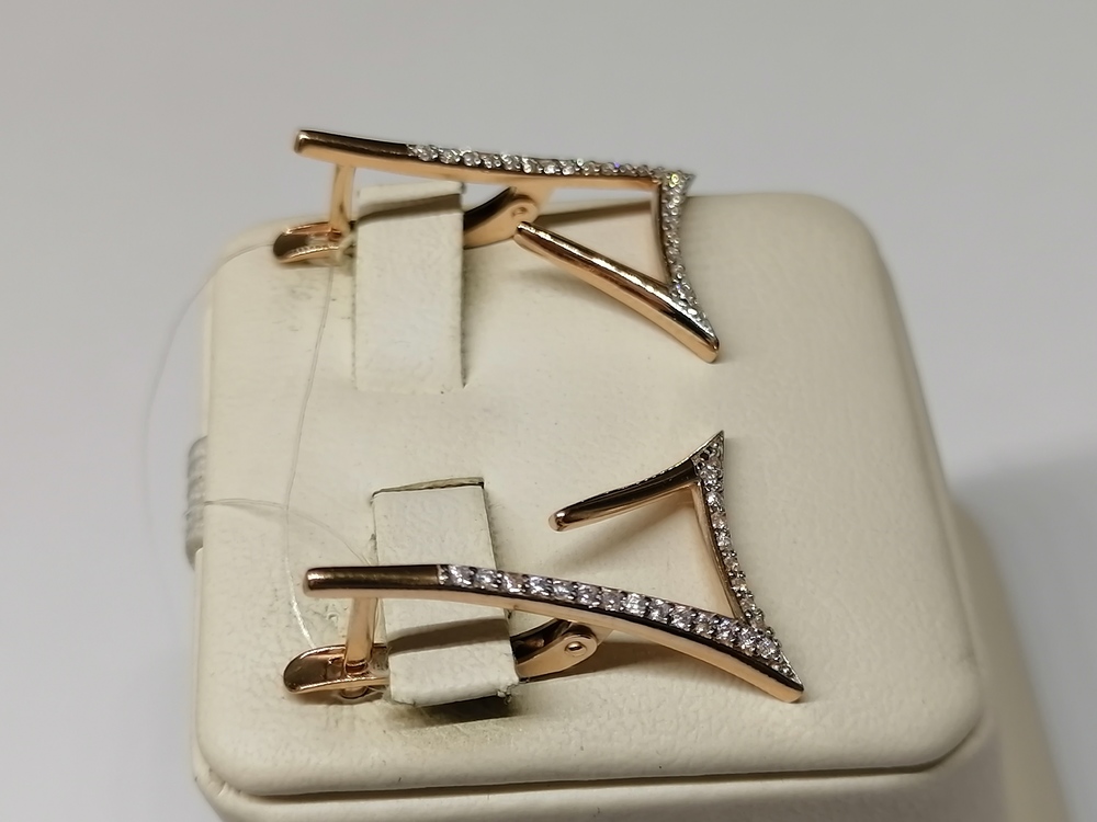 СЕРЬГИ С КАМНЯМИ (Au 585)