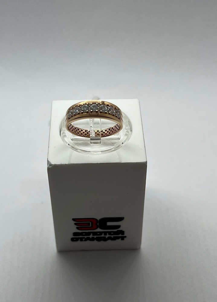 КОЛКМИ585 КОЛЬЦО С КАМНЯМИ (Au 585)