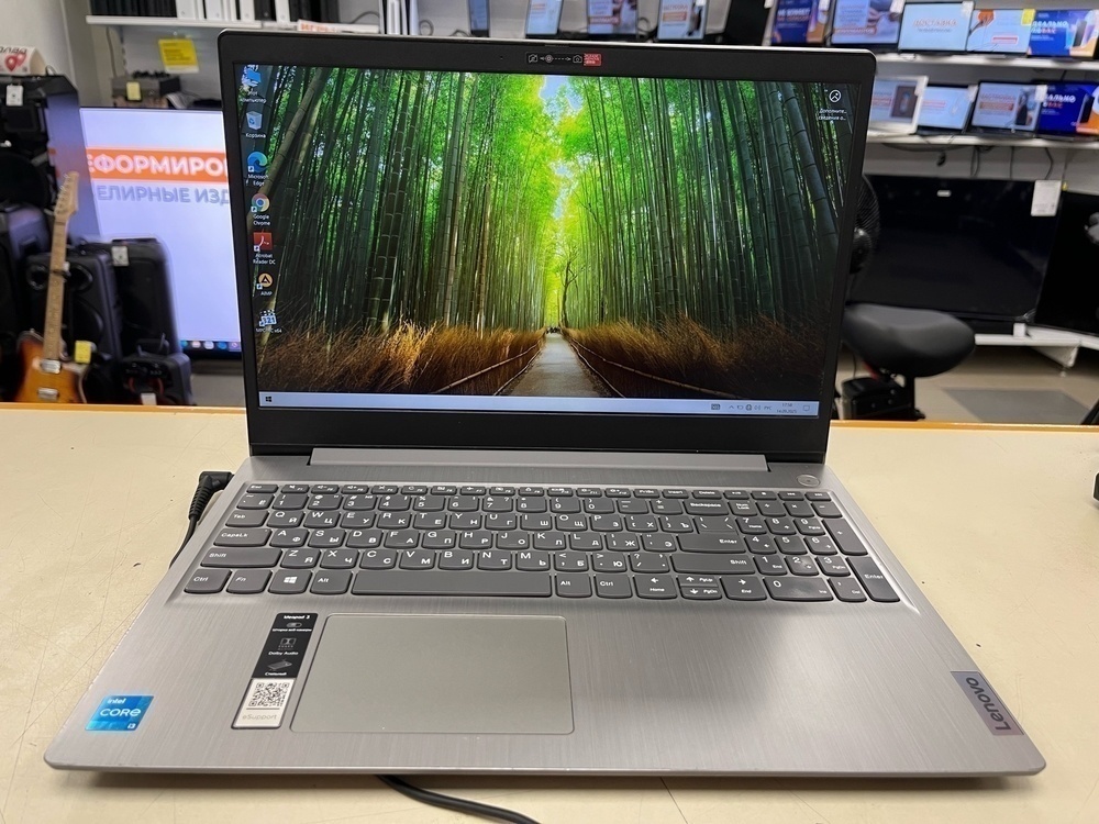 Ноутбук Lenovo Ideapad 3; I3-1115G4, Intel UHD Graphics, 8 Гб, 500 Гб, Нет