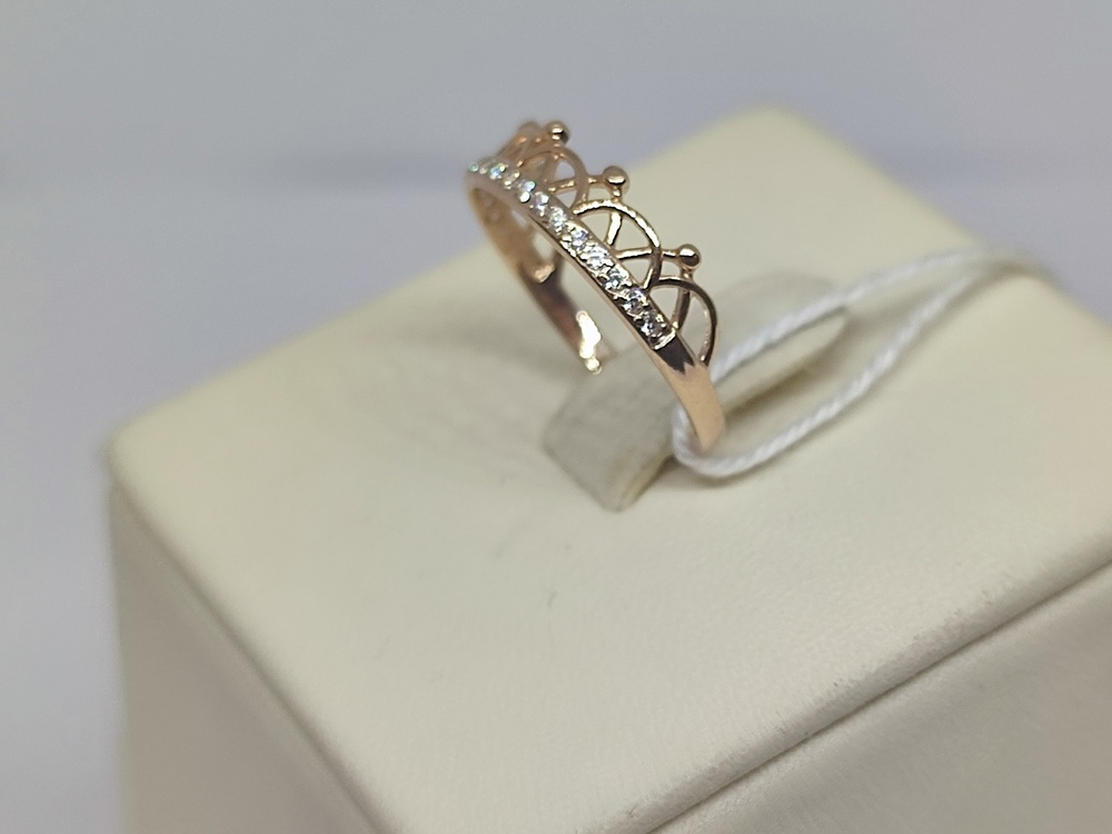 КОЛКМИ585 КОЛЬЦО С КАМНЯМИ (Au 585)