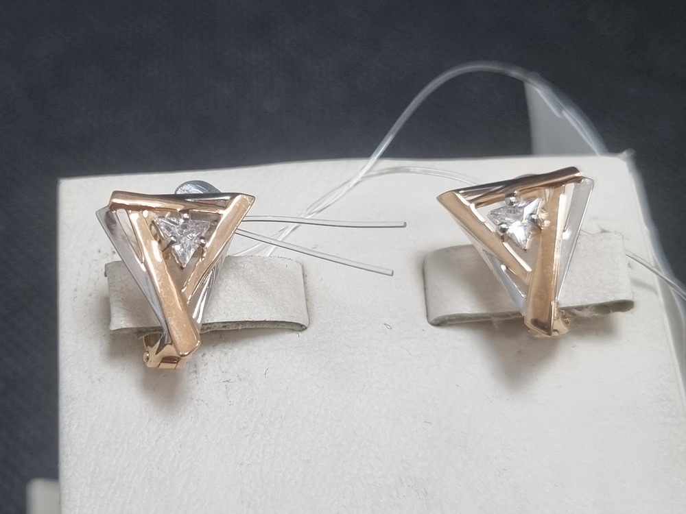 СЕРЬГИ С КАМНЯМИ (Au 585)