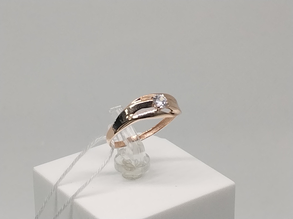 КОЛЬЦО С КАМНЕМ (Au 585)