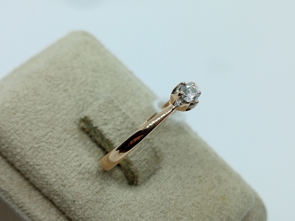 КОЛЬЦО БРИЛЛИАНТ Au 585