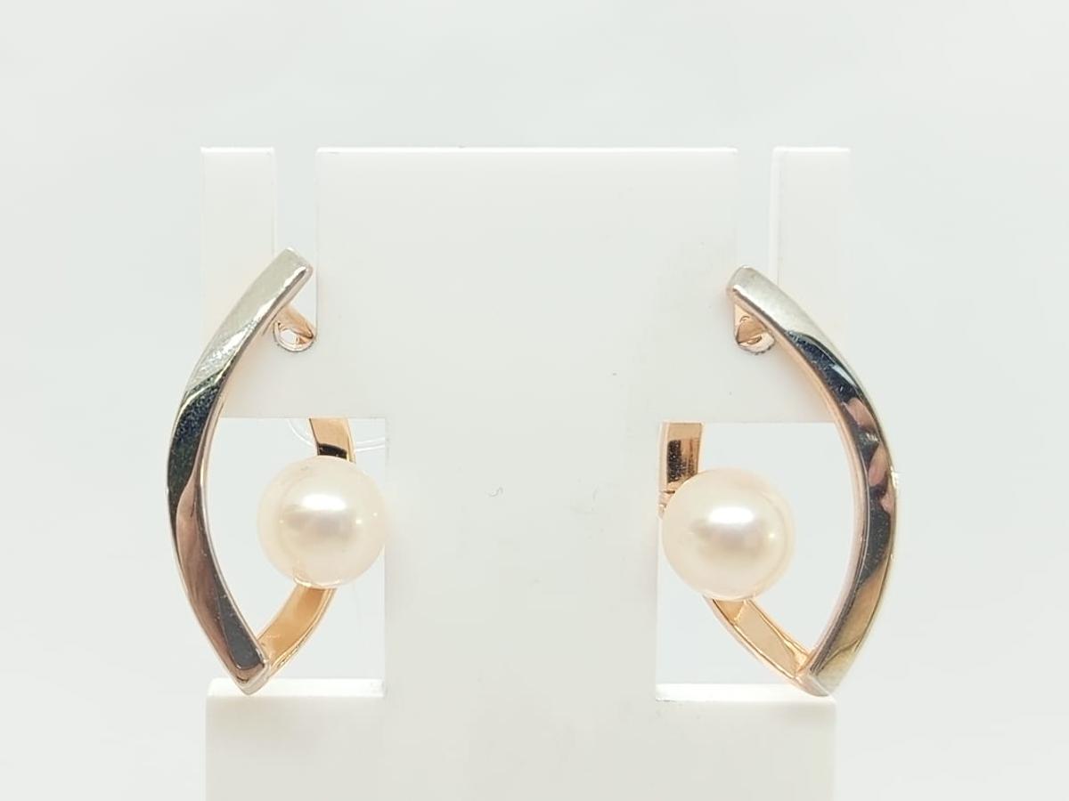 СЕРЬГИ ЖЕМЧУГ (Au 585)