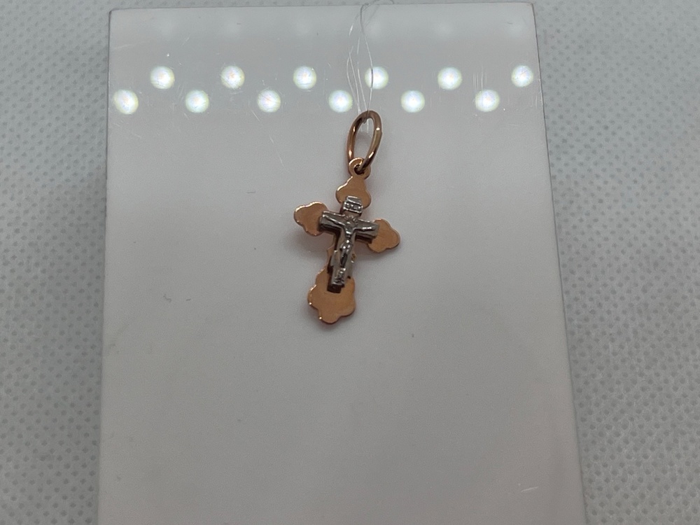 810-00328-10-00-00-00 ПОДВЕСКА КРЕСТ (Au 585)