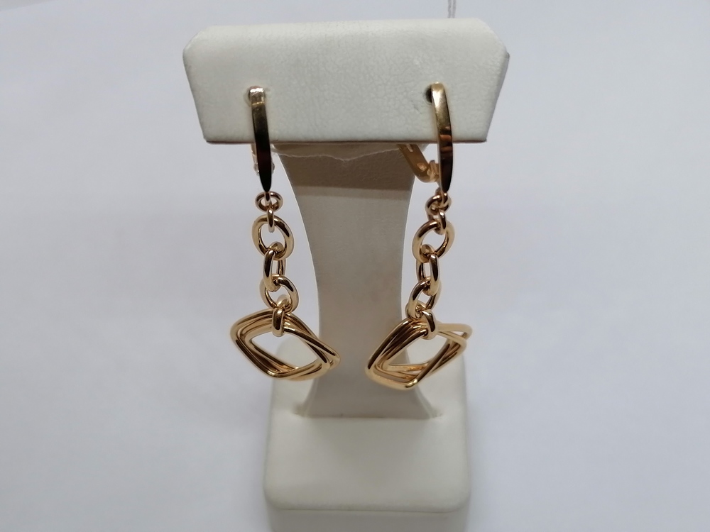 СЕРЬГИ БЕЗ КАМНЯ (Au 585)