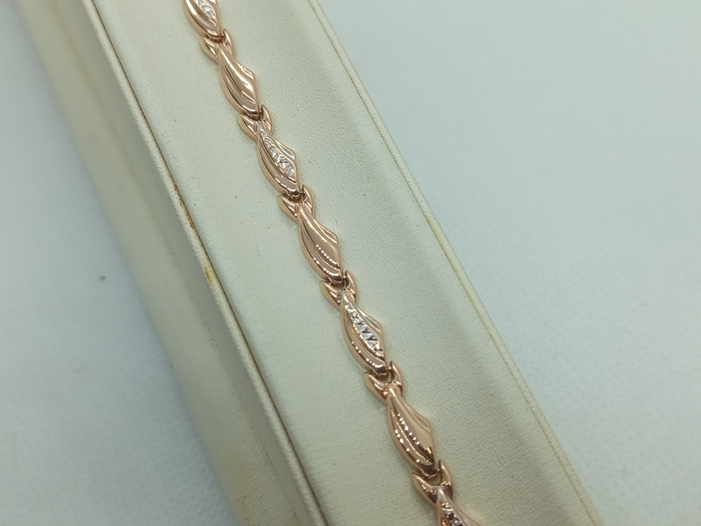 БРАСЛЕТ ПУСТОТЕЛЫЙ Ролекс Au 585 БРАСЛЕТ ПУСТОТЕЛЫЙ Ролекс Au 585