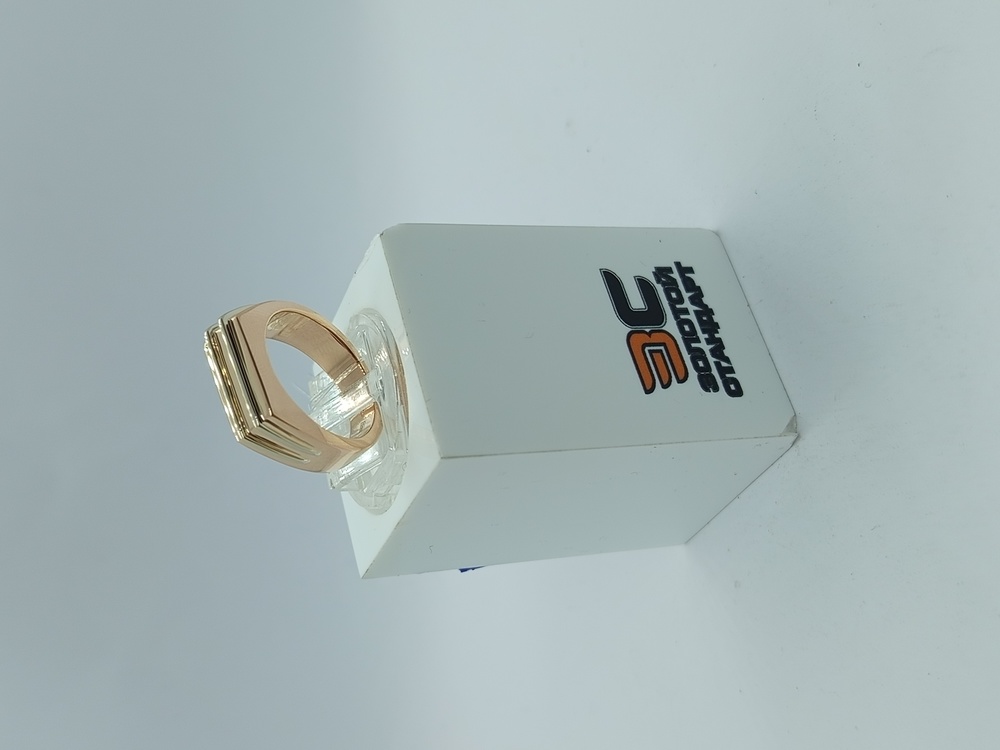 01-0038 КОЛЬЦО ПЕЧАТКА без камня (Au 585)