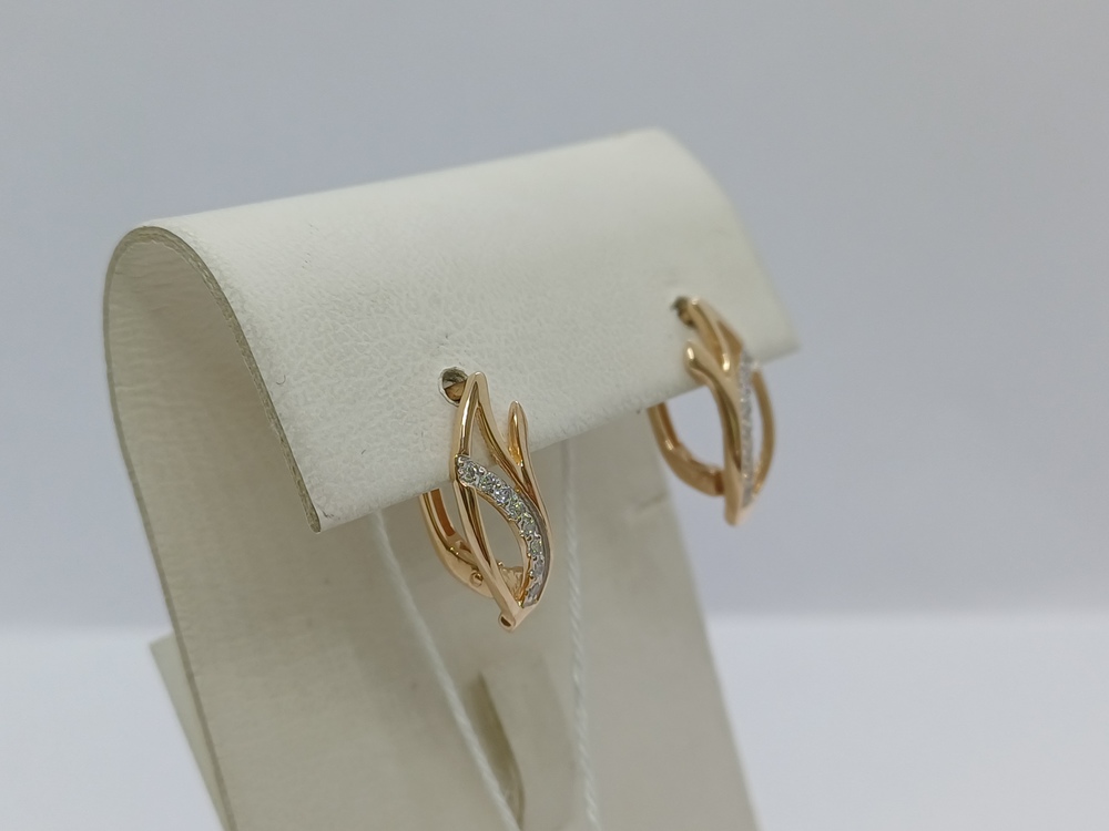 СЕРЬГИ С КАМНЯМИ (Au 585)