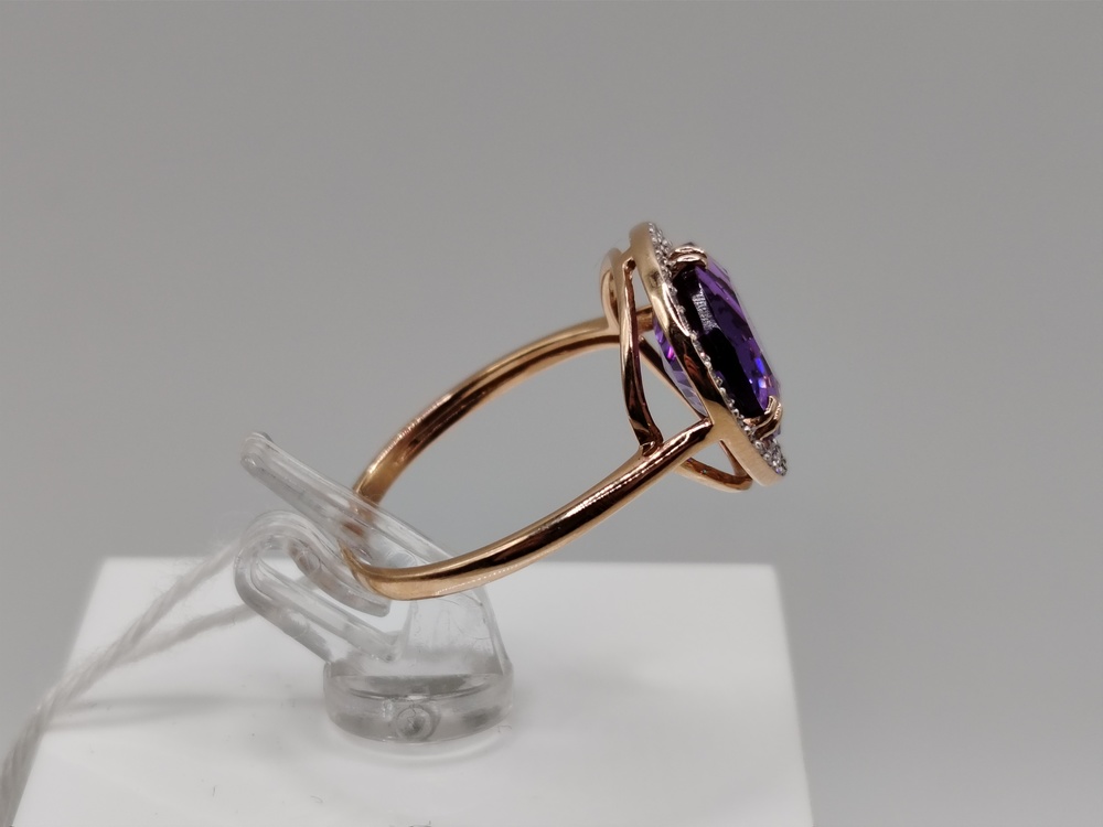 КОЛКМИ585 КОЛЬЦО С КАМНЯМИ (Au 585)