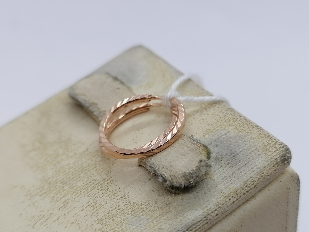 СКОН585 СЕРЬГИ КОНГО (Au 585)