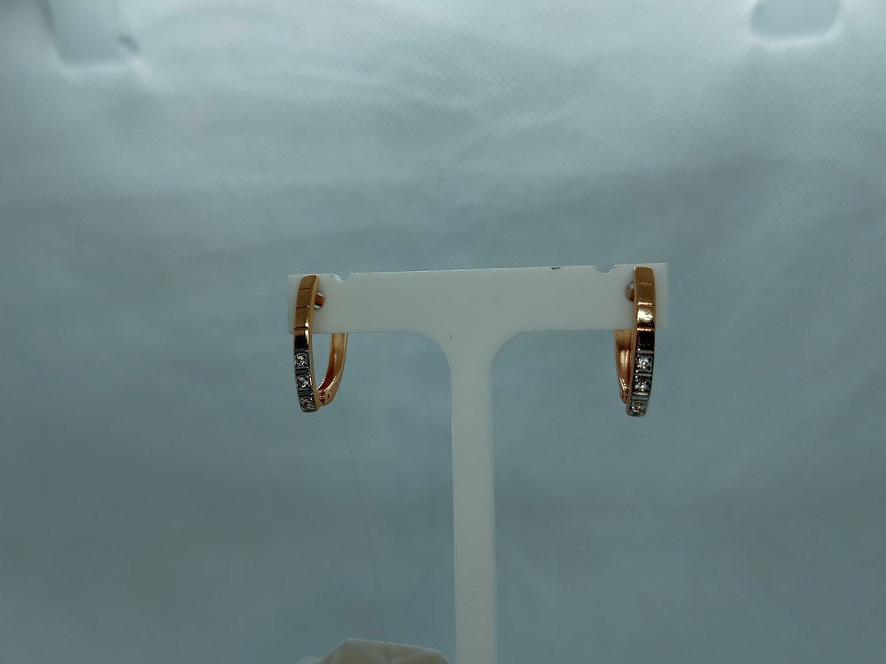 СЕРЬГИ С КАМНЯМИ (Au 585)