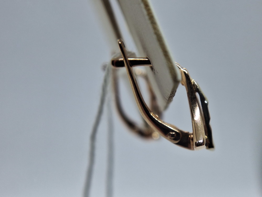 СЕРЬГИ БЕЗ КАМНЯ (Au 585)