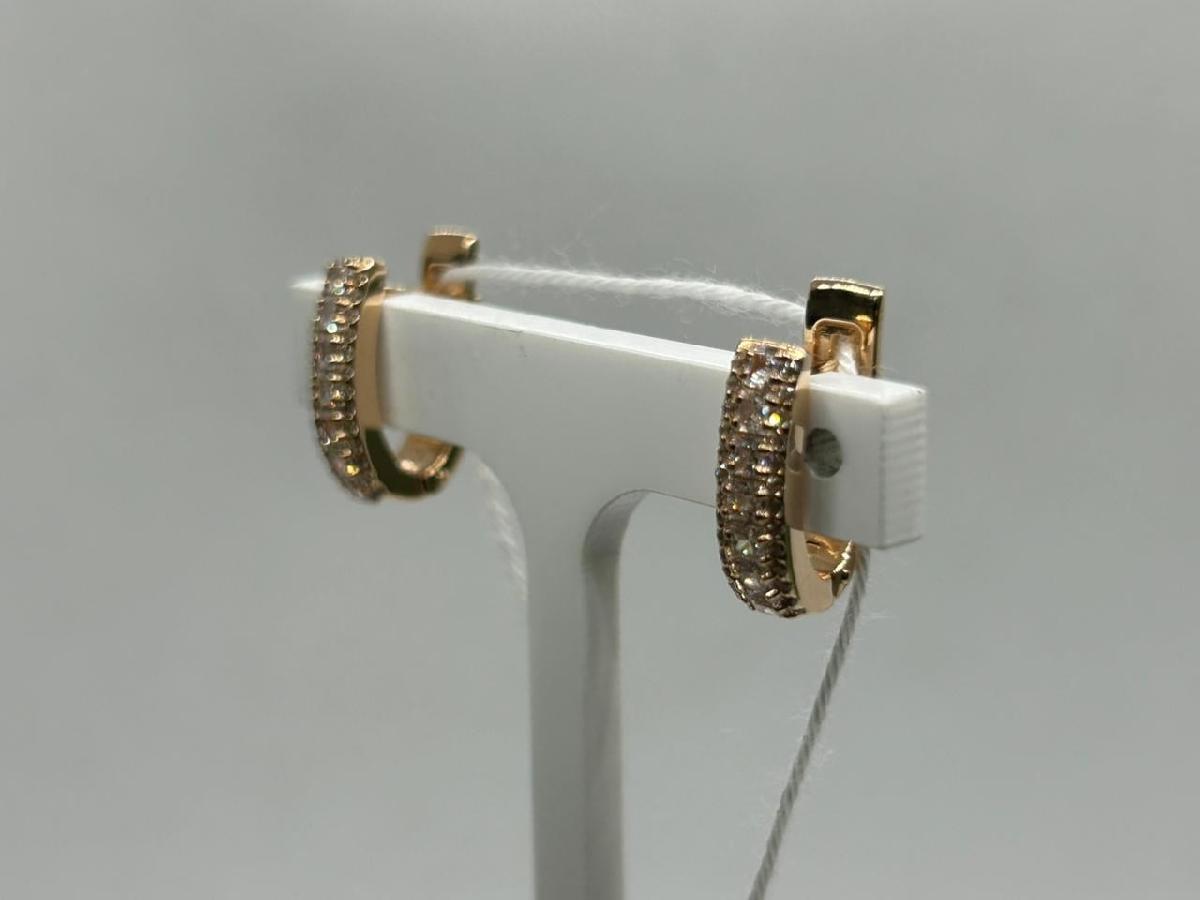 СКМИ585 СЕРЬГИ С КАМНЯМИ (Au 585)