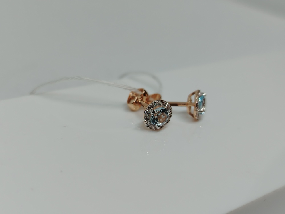 СПУС585 СЕРЬГИ ПУСЕТЫ (Au 585)