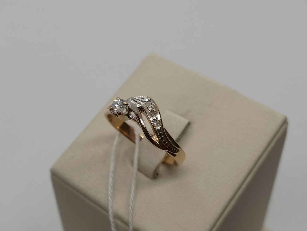 КОЛЬЦО БРИЛЛИАНТ Au 585